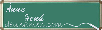 Änne Henk Visitenkarte